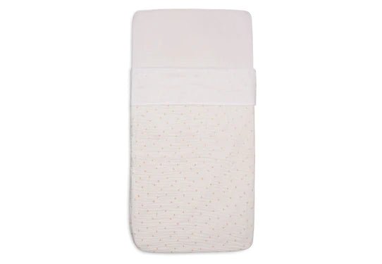 Jollein Ledikantlaken Slub Ivory 120X150cm koop je bij Babywinkel