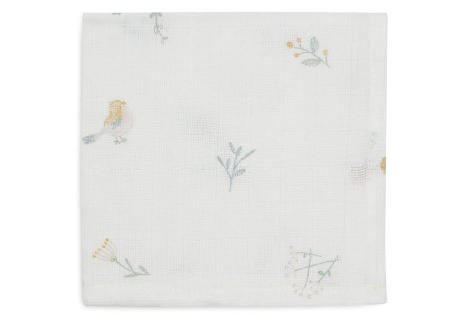 Jollein Monddoekje Lovely Birds 31 X 31 Cm 3St - Jollein - Babywinkel - 8717329388185