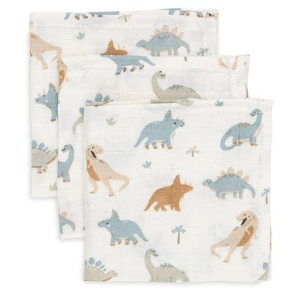 Jollein Monddoekje Roarsome 31 X 31 Cm 3St - Jollein - Babywinkel - 8717329388222