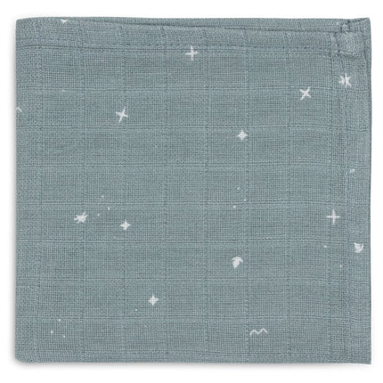 Jollein Monddoekje Twinkling Sea Green 31 X 31 Cm 3St - Jollein - Babywinkel - 8717329388192