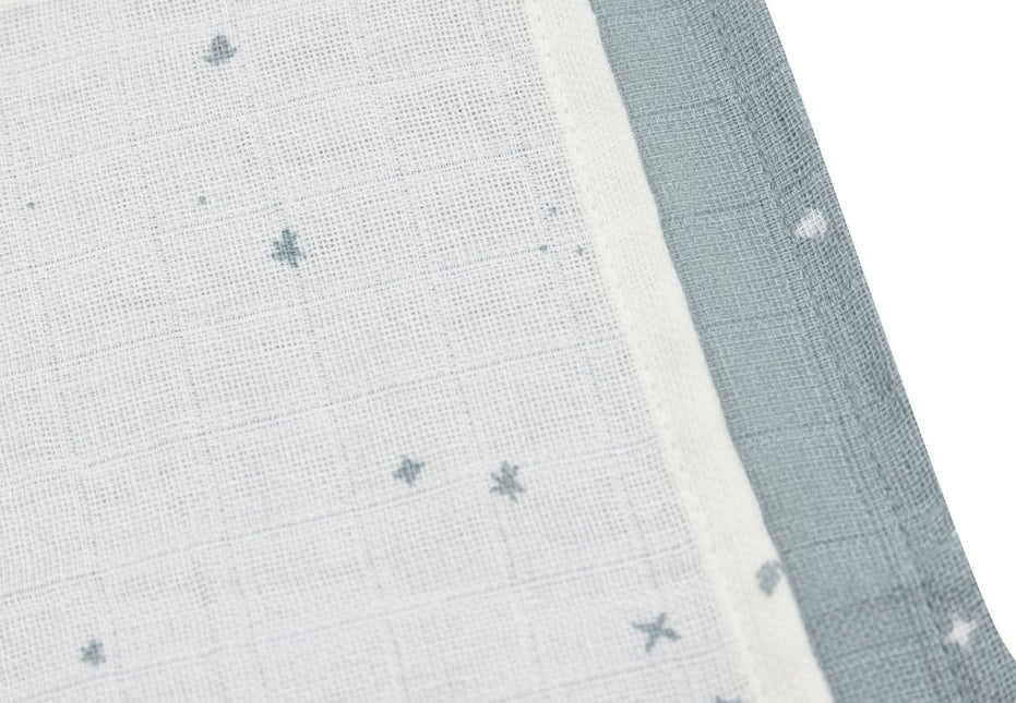 Jollein Monddoekje Twinkling Sea Green 31 X 31 Cm 3St - Jollein - Babywinkel - 8717329388192