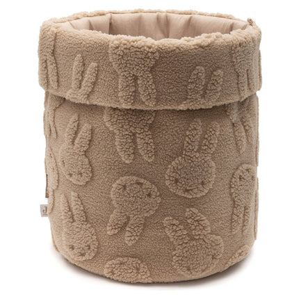 Jollein Opbergmand Miffy Jaquard Teddy Biscuit - Babywinkel - 8717329401136