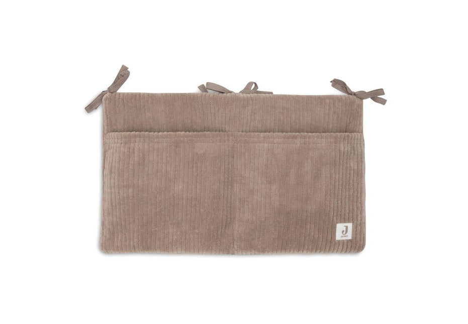 Jollein Opbergzak Cloudt Rib/ Milky Coffee - Babywinkel - 8717329399907