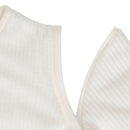 Jollein Slaapzak Baby Met Afritsbare Mouw Rond Rib Ivory - Jollein - Babywinkel - 8717329384569