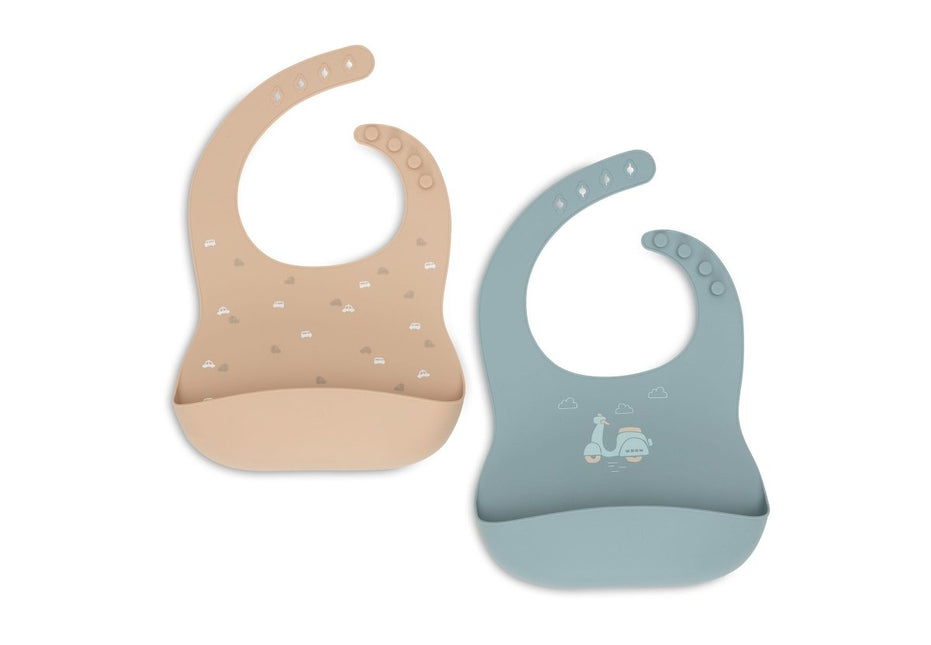 Jollein Slabbetje On The Go - 2 Stuks koop je bij Babywinkel