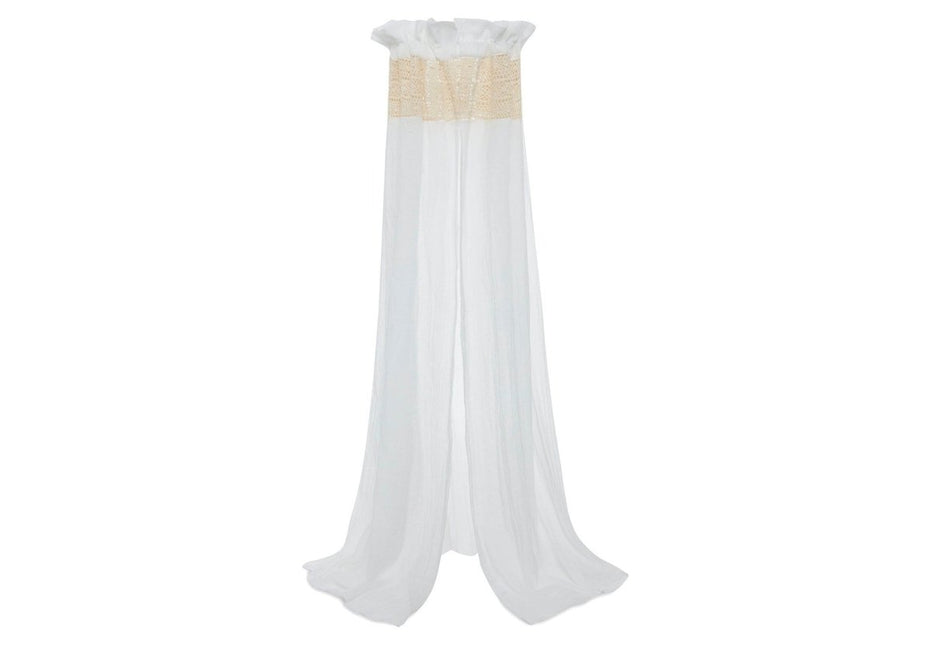 Jollein Sluier Ledikant Vintage Boho Lace Ivory - Jollein - Babywinkel - 8717329373730