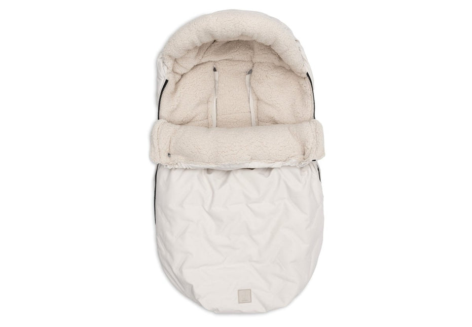 Jollein Voetenzak Embossed/ Sand - Babywinkel - 8717329399730
