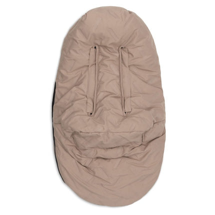 Jollein Voetenzak Embossed/Milky Coffee - Babywinkel - 8717329399747
