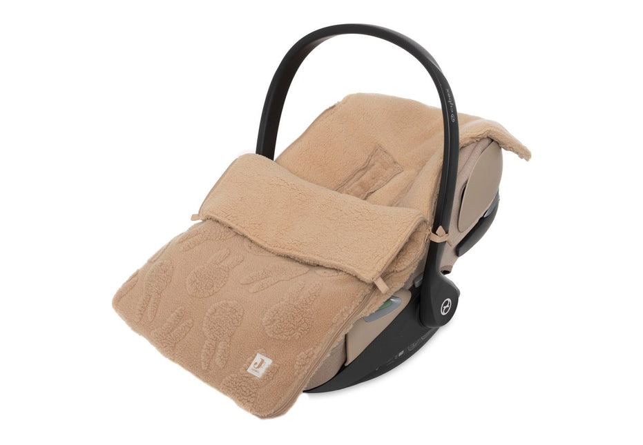 Jollein Voetenzak Miffy/ Jacquard/Teddy - Biscuit 0 - 3 Mnd - Babywinkel - 8717329399709