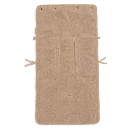 Jollein Voetenzak Miffy/ Jacquard/Teddy - Biscuit 0 - 3 Mnd - Babywinkel - 8717329399709