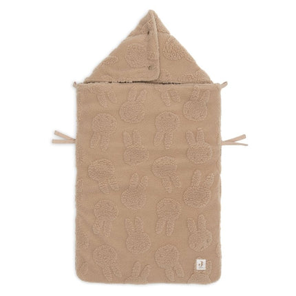 Jollein Voetenzak Miffy/ Jacquard/Teddy - Biscuit 0 - 3 Mnd - Babywinkel - 8717329399709