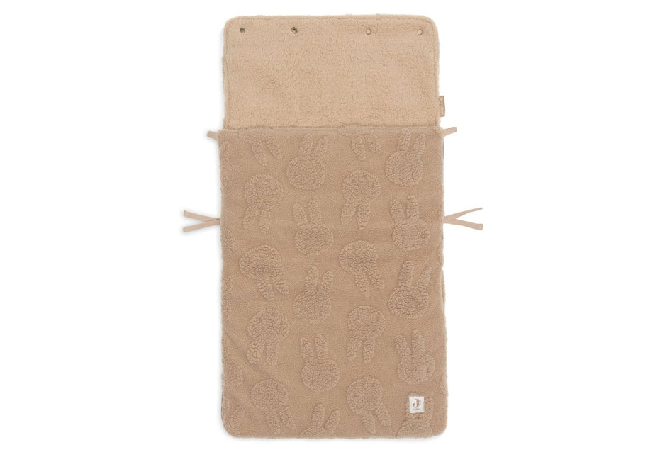 Jollein Voetenzak Miffy/ Jacquard/Teddy - Biscuit 0 - 3 Mnd - Babywinkel - 8717329399709