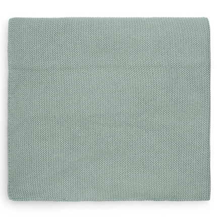Jollein Wiegdeken Basic Knit Forest Green 75x100cm - Jollein - Babywinkel - 8717329339835