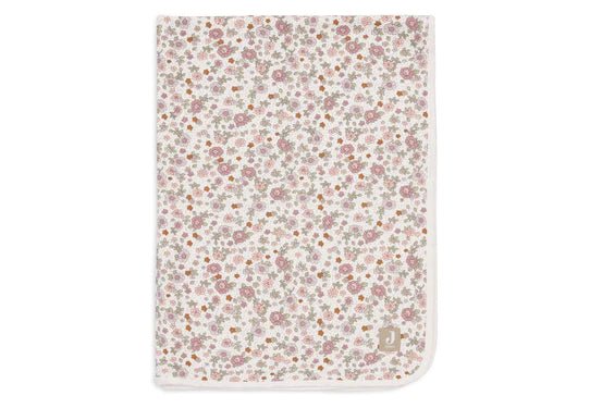 Jollein Wiegdeken Retro Flowers 75X100cm koop je bij Babywinkel