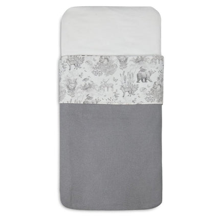 Jollein Wieglaken Forest Animals 75x100cm - Jollein - Babywinkel - 8717329365971