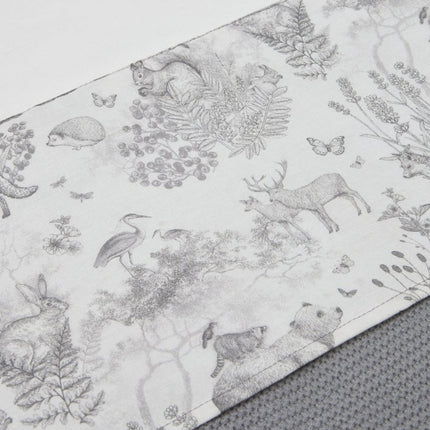 Jollein Wieglaken Forest Animals 75x100cm - Jollein - Babywinkel - 8717329365971