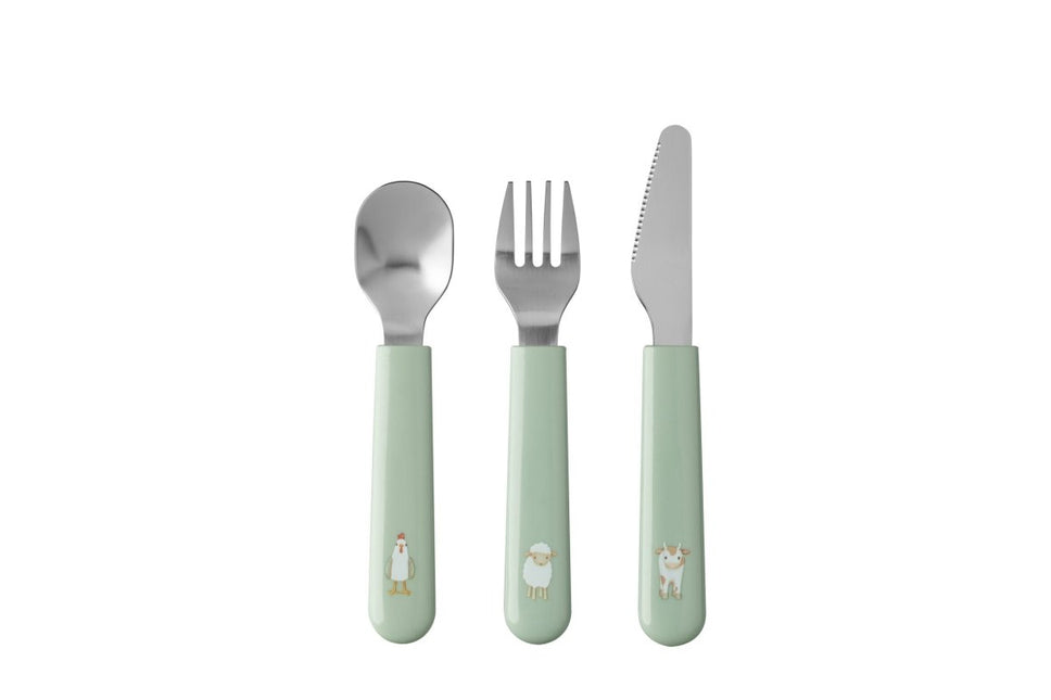 Kinderbestekset Mepal Mio 3 - delig Little Dutch - Little Farm - Babywinkel - 8720294032700