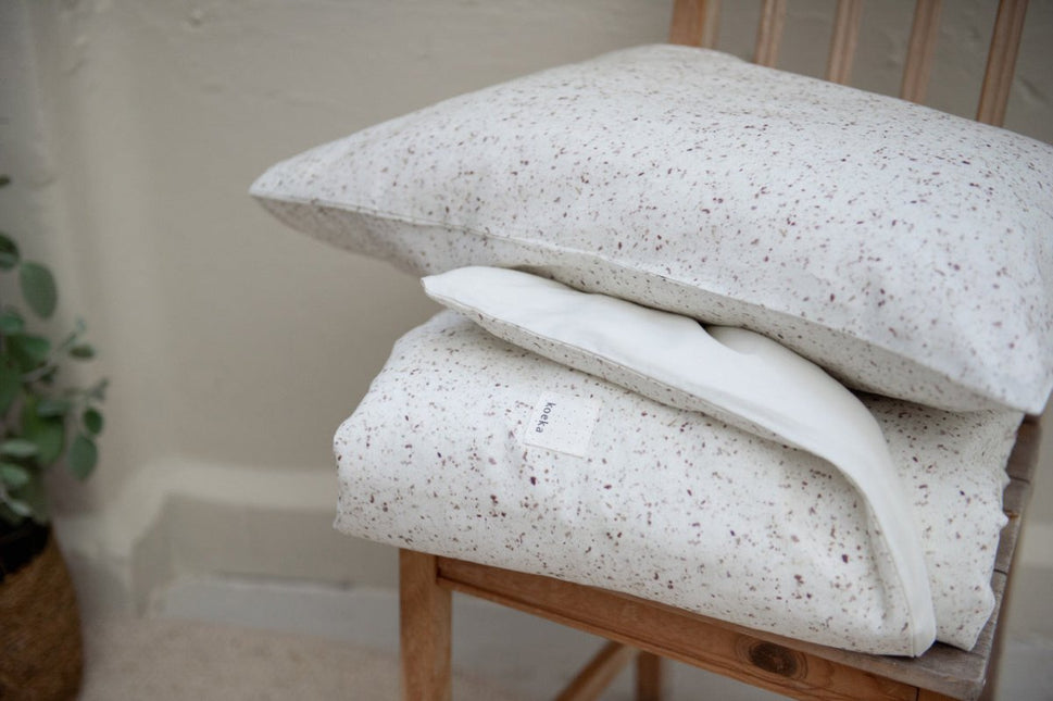 Koeka Dekbedovertrek Moonsand Oat 135x100cm koop je bij Babywinkel