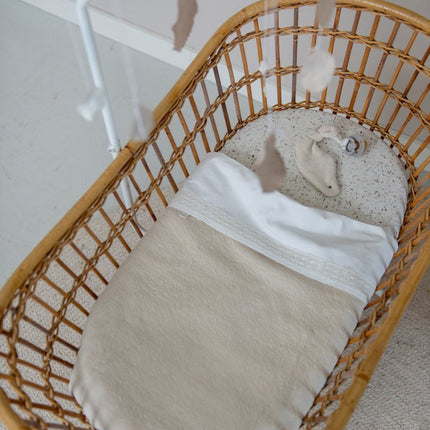 Koeka Wiegdeken Flanel Runa Warm White - Babywinkel - 8718276180532