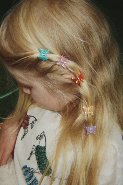 Konges Sløjd Haarspeldje Baby Multi Butterfly koop je bij Babywinkel