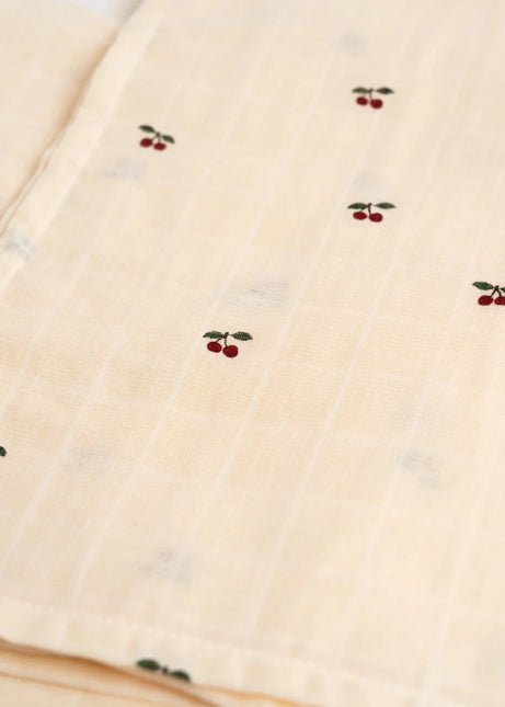 Konges Sløjd Hydrofiele Doeken Cherry 65cm 3st koop je bij Babywinkel