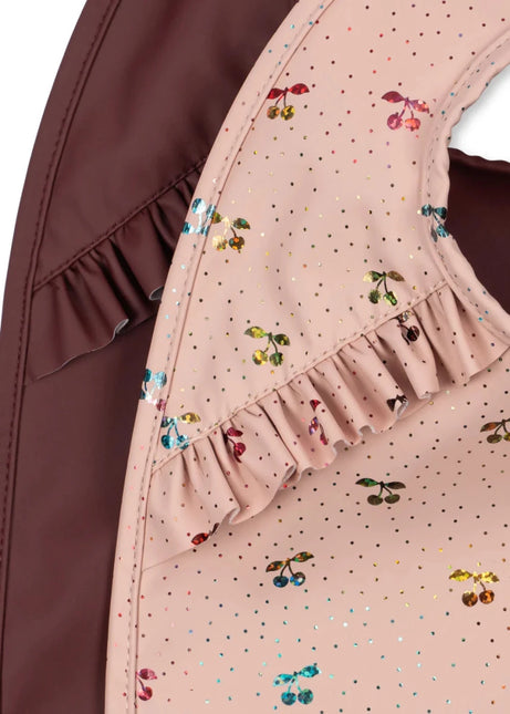 Konges Sløjd Slabbetje Cherry Glitter 2St koop je bij Babywinkel