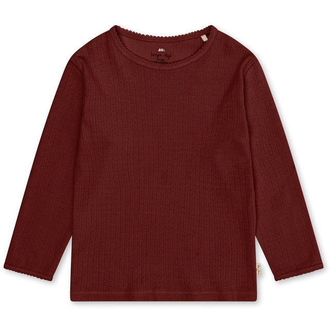 Konges Slojd Baby Shirt Minnie Jolly Red koop je bij Babywinkel