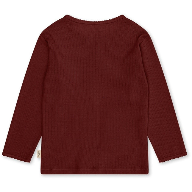 Konges Slojd Baby Shirt Minnie Jolly Red koop je bij Babywinkel