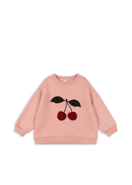 Konges Slojd Baby Sweater Lou Terry Sweat OCS Mellow Rose koop je bij Babywinkel