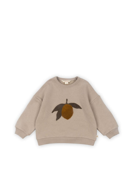 Konges Slojd Baby Sweater Lou Terry Sweat Shirt OCS Oxford Tan koop je bij Babywinkel