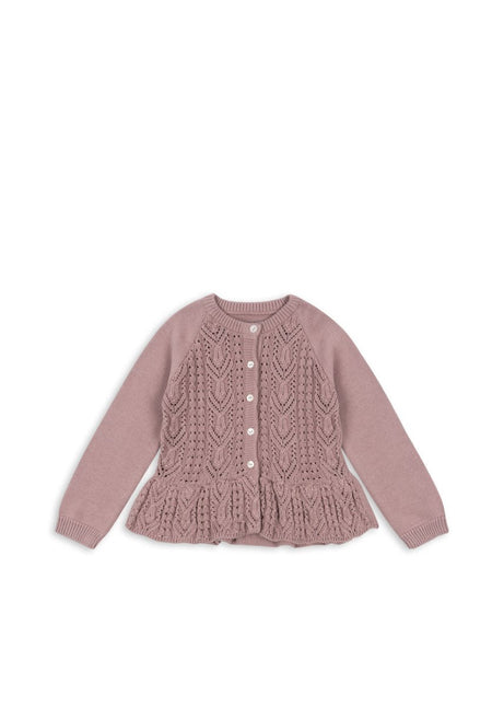 Konges Slojd Baby Vestje Cabby Frill Gota Deauville Mauve - Konges Slojd - Babywinkel - 5715681012536