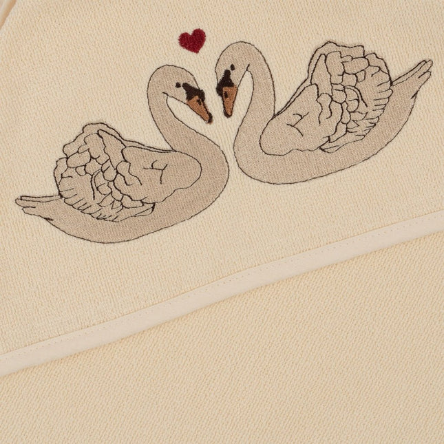 Konges Slojd Badcape Baby Swan koop je bij Babywinkel
