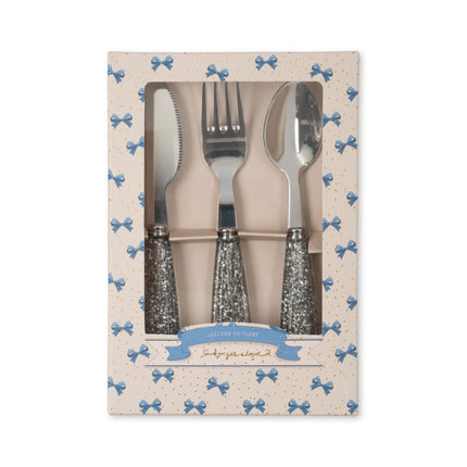 Konges Slojd Bestekset Sparkling Blue - Babywinkel - 5715681127964