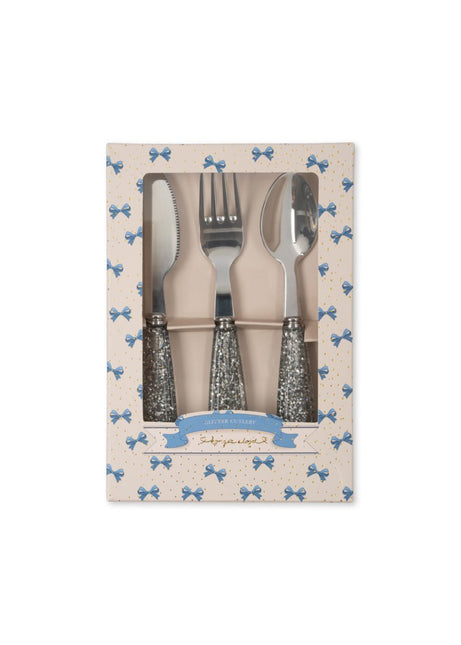 Konges Slojd Bestekset Sparkling Blue - Babywinkel - 5715681127964