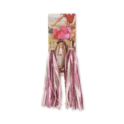 Konges Slojd Bicycle Streamers And Beads Pink Glitter - Konges Slojd - Babywinkel - 5715404338936