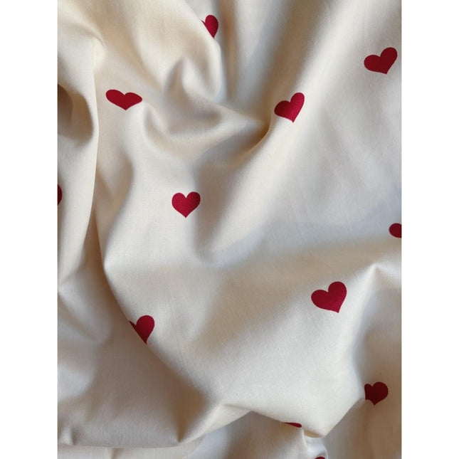 Konges Slojd Dekbedovertrek Wieg Baby Amour Rouge koop je bij Babywinkel
