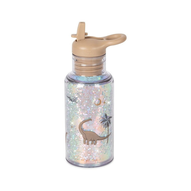 Konges Slojd Drinkfles Dino Glitter koop je bij Babywinkel