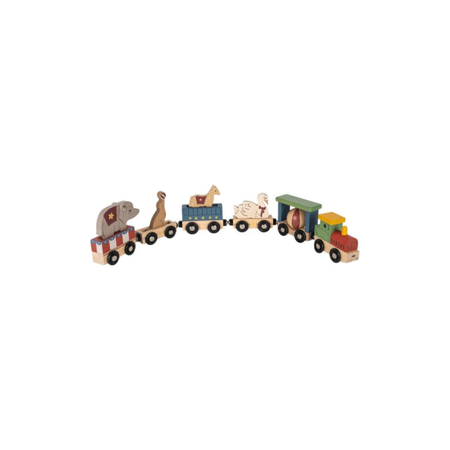 Konges Slojd Houten Dieren Trein Multi koop je bij Babywinkel