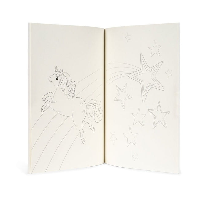 Konges Slojd Kleurboek met Potloodjes Unicorn koop je bij Babywinkel