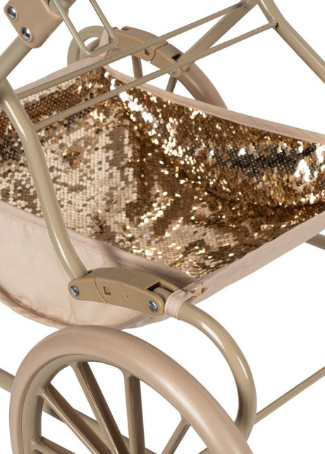 Konges Slojd Poppenwagen Sparkly Pram Cherry - Babywinkel - 5715681128008
