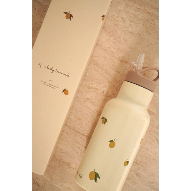 Konges Slojd Thermosfles Lemon 350ml koop je bij Babywinkel
