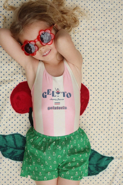 Konges Sløjd Zonnebril Junior Bloem Red koop je bij Babywinkel