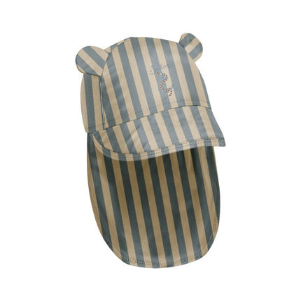 Konges Slojd Zonnehoedje Baby Beer Sailor Stripe - Konges Slojd - Babywinkel - 5715681016800