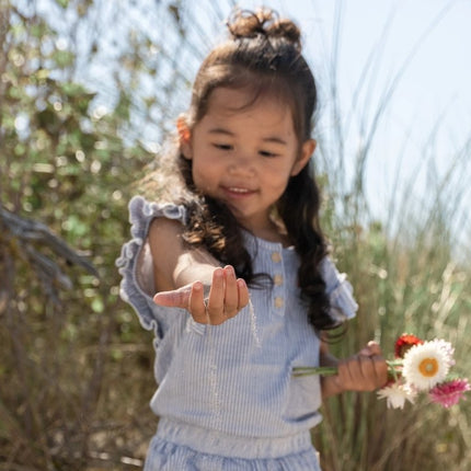 Kort tuinpak Denim Blue Stripe koop je bij Babywinkel
