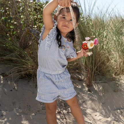Kort tuinpak Denim Blue Stripe koop je bij Babywinkel