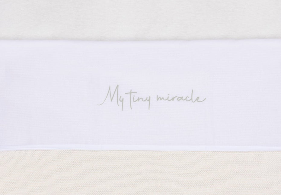 Jollein Wieglaken My Tiny Miracle Olive Green 75X100Cm koop je bij Babywinkel