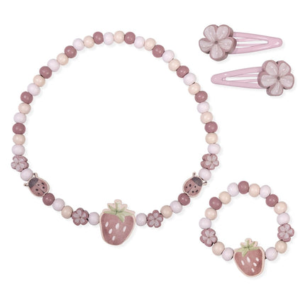 LD Sieraden Set Strawberry 4 delig koop je bij Babywinkel