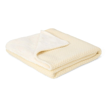 Ledikantdeken gebreid - Pure Soft White - Babywinkel - 8721122584606