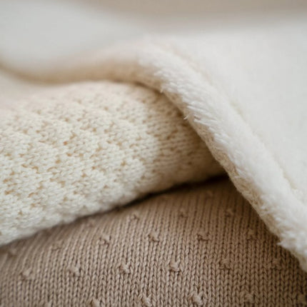 Ledikantdeken gebreid - Pure Soft White - Babywinkel - 8721122584606
