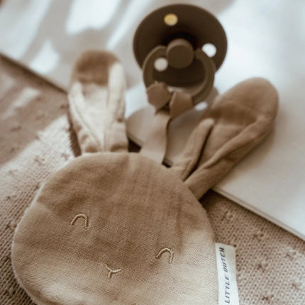 Ledikantdeken gebreid/fleece - Pure Soft Beige - Babywinkel - 8721122584354